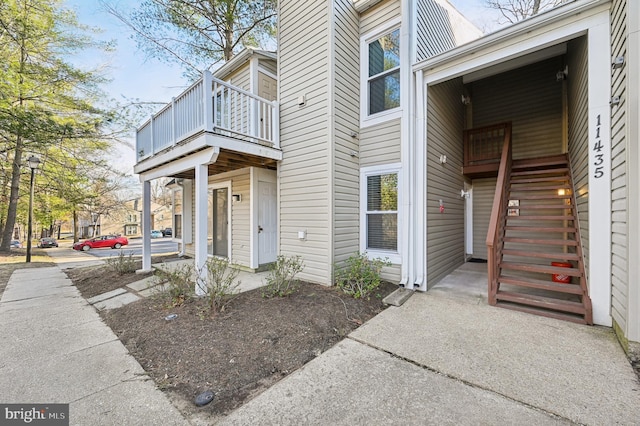 view of entrance to property