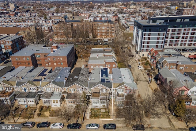 bird's eye view featuring a residential view