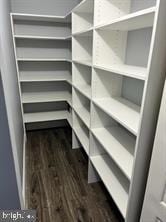 view of storage area