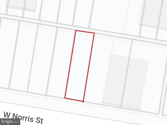 1609 W Norris St, Philadelphia PA, 19121 land for sale