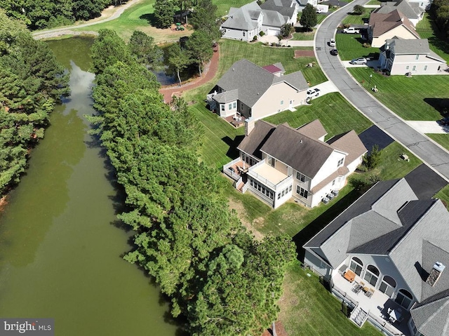 birds eye view of property featuring a residential view