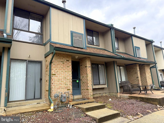 multi unit property with brick siding