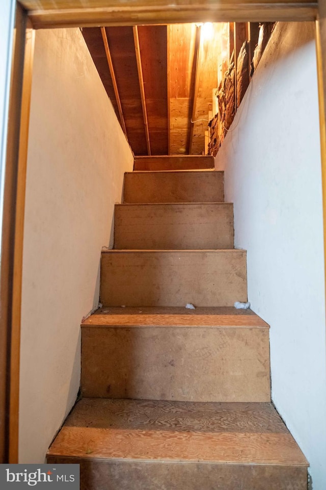 view of staircase