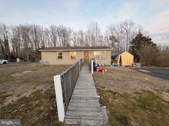 view of front of house