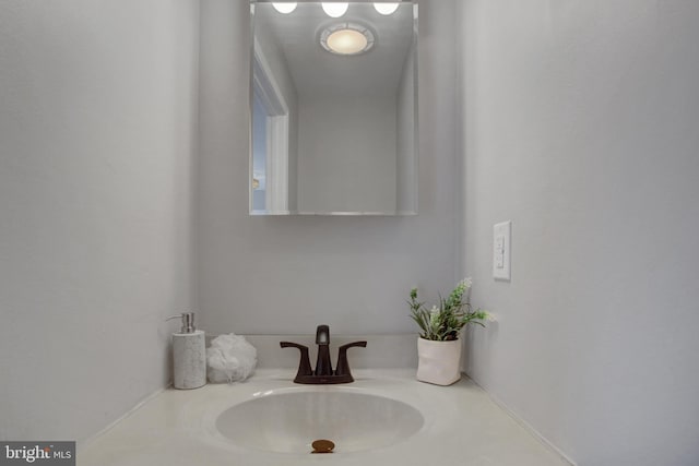 bathroom with a sink