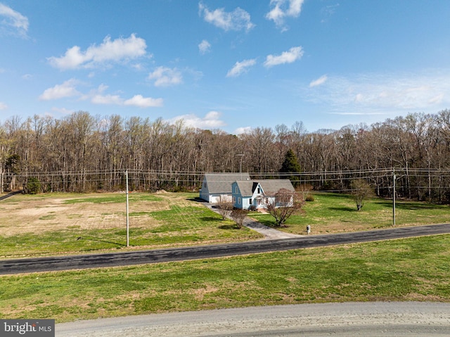 701 Paris Kirby Rd, Milford, DE 19963 - view of yard with a forest view