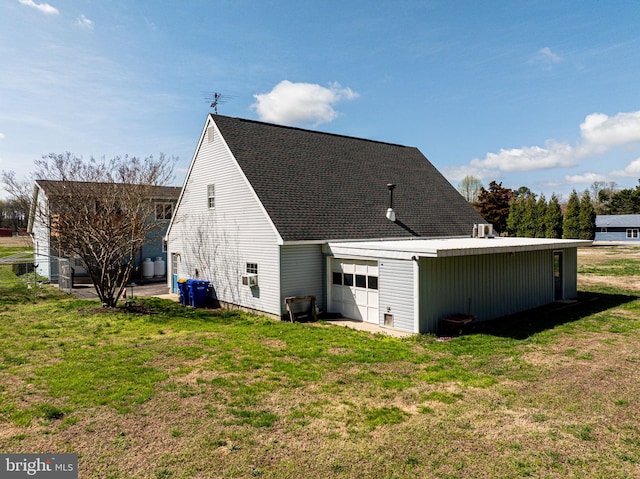 701 Paris Kirby Rd, Milford, DE 19963 - rear view of property with a yard and a garage