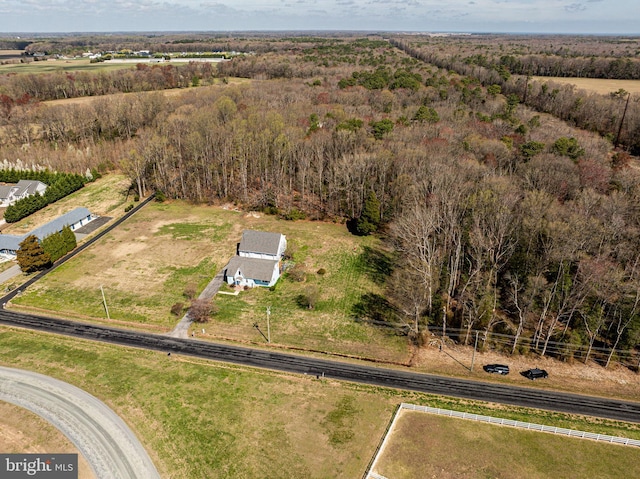701 Paris Kirby Rd, Milford, DE 19963 - overview of rural landscape with a forest