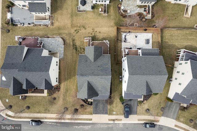 birds eye view of property featuring a residential view