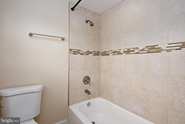 bathroom with  shower combination and toilet