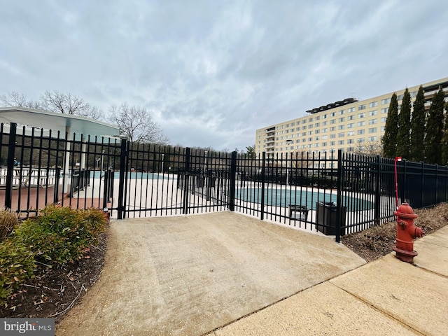 exterior space with a patio area and fence