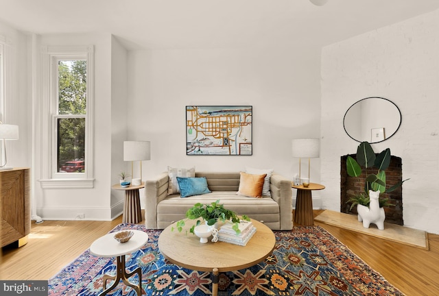 121 Kentucky Ave SE, Washington, DC 20003 - living room with wood finished floors and baseboards
