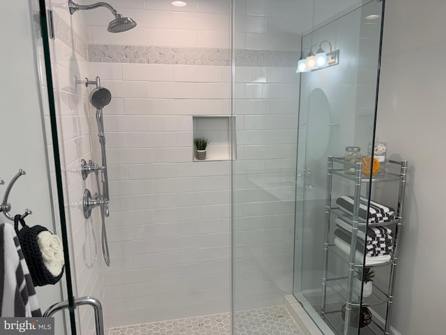 full bath featuring a stall shower