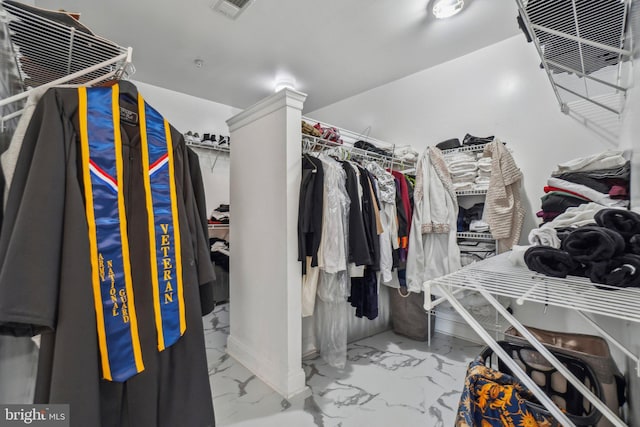 2205 Dhow Ct, Bowie, MD 20721 - spacious closet featuring marble finish floors