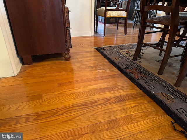 details with wood finished floors