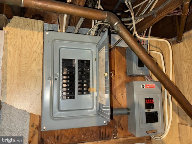 utility room featuring electric panel