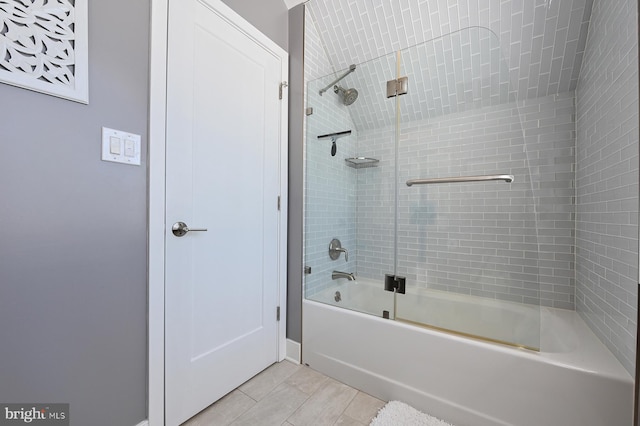 full bath with enclosed tub / shower combo