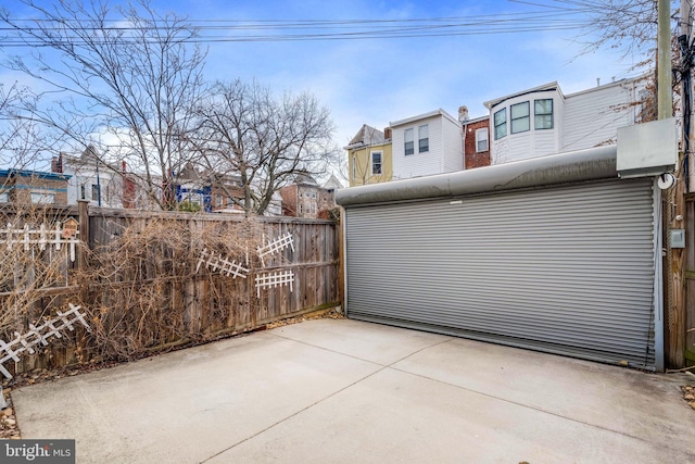 exterior space with fence