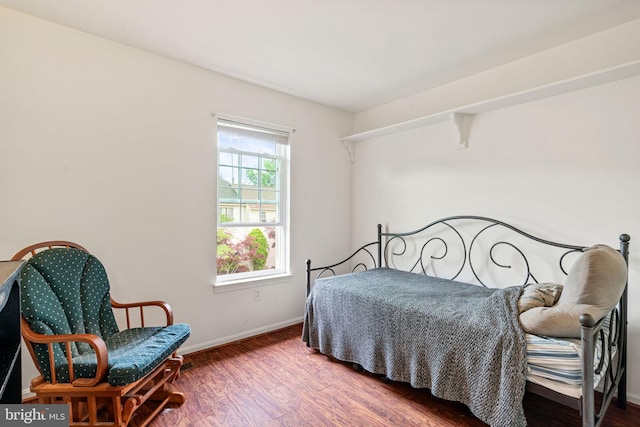 4504 Little River Run Dr, Annandale, VA 22003 - bedroom featuring baseboards and wood finished floors