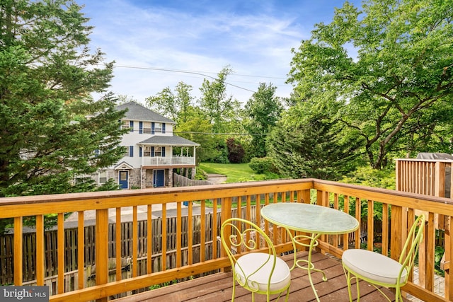 4504 Little River Run Dr, Annandale, VA 22003 - view of deck