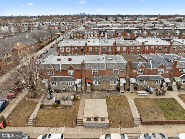 birds eye view of property featuring a residential view