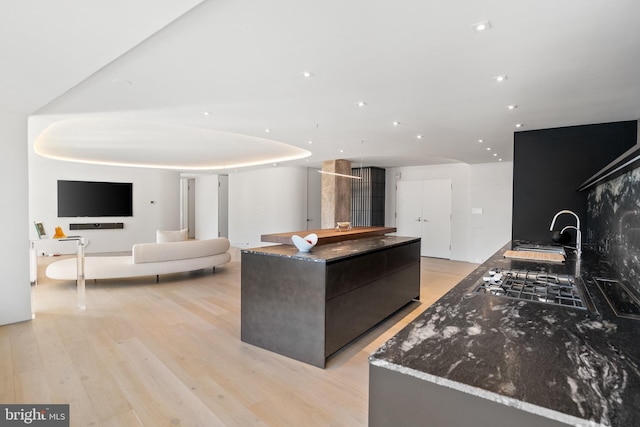 2510 Virginia Ave NW Unit 512-S, Washington, DC 20037 - living room featuring light wood finished floors and recessed lighting