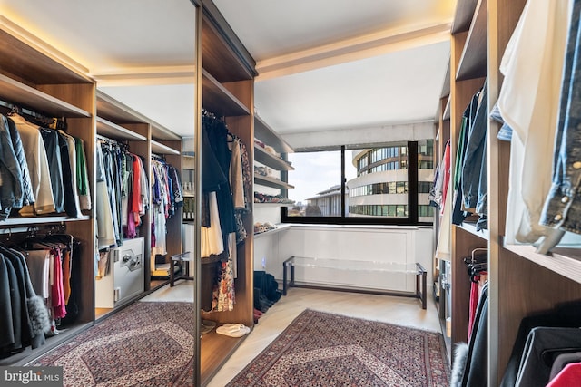2510 Virginia Ave NW Unit 512-S, Washington, DC 20037 - walk in closet with wood finished floors