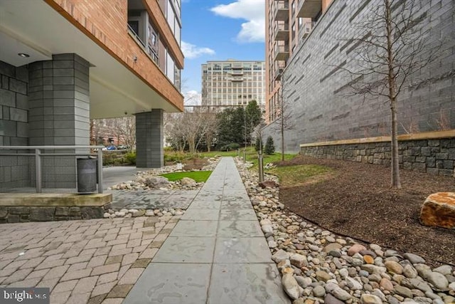 exterior space with a patio area