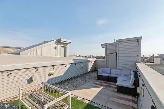 view of patio / terrace with outdoor lounge area