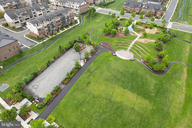 birds eye view of property featuring a residential view