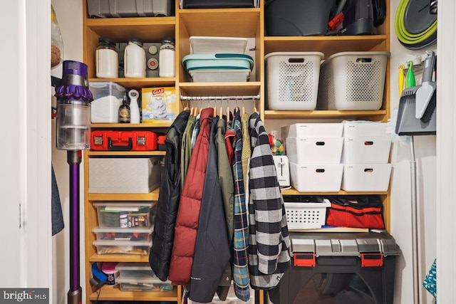 view of closet