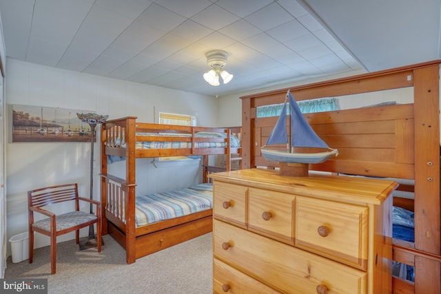 bedroom with carpet flooring