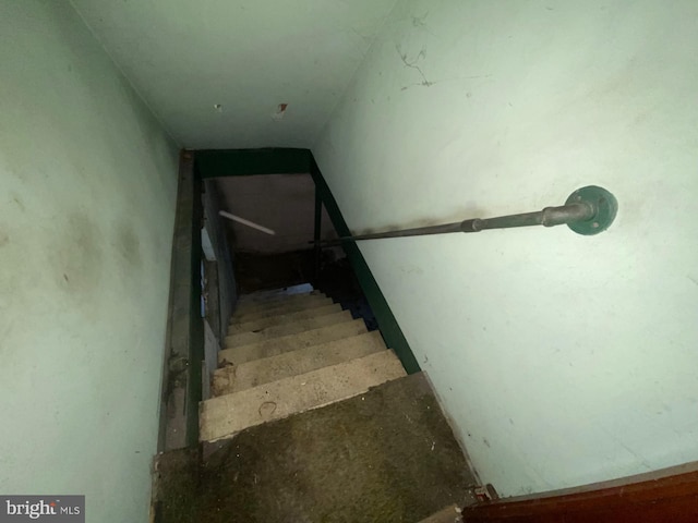 view of stairs