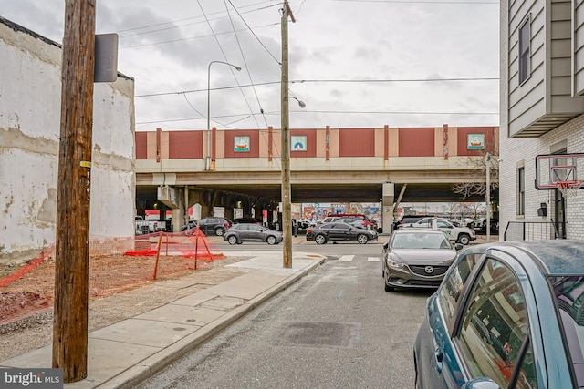 view of uncovered parking lot