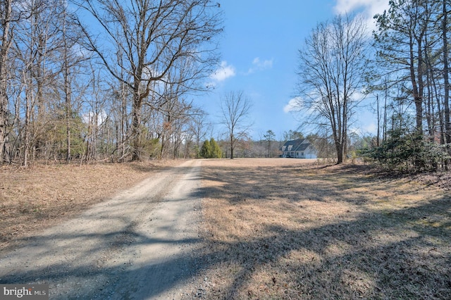 view of road