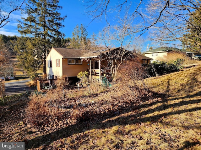 view of home's exterior