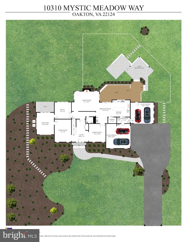 10310 Mystic Meadow Way, Oakton, VA 22124 - floor plan