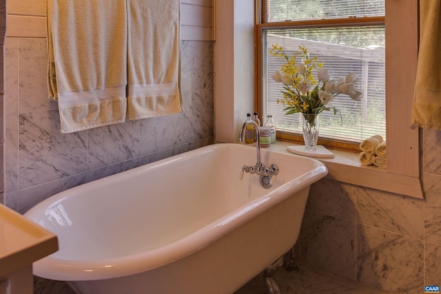 240 Stoneleigh Rd, Palmyra, VA 22963 - full bath featuring plenty of natural light and a freestanding tub