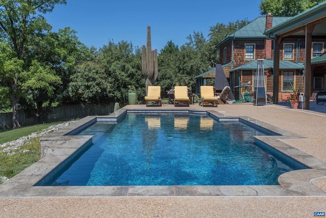 240 Stoneleigh Rd, Palmyra, VA 22963 - view of pool with a patio area and a fenced backyard