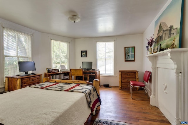 240 Stoneleigh Rd, Palmyra, VA 22963 - bedroom featuring hardwood / wood-style floors and an office area