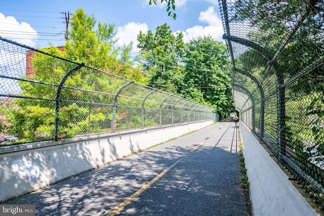 exterior space with fence