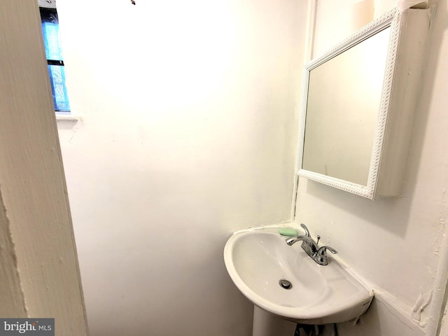 bathroom with a sink