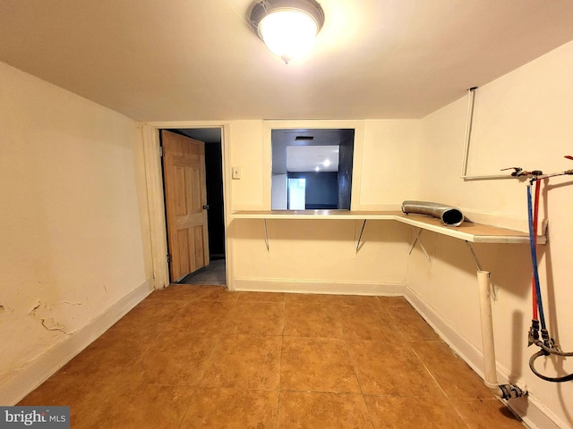 kitchen with baseboards