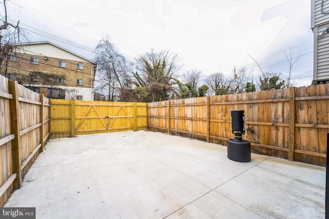 view of patio / terrace featuring a fenced backyard