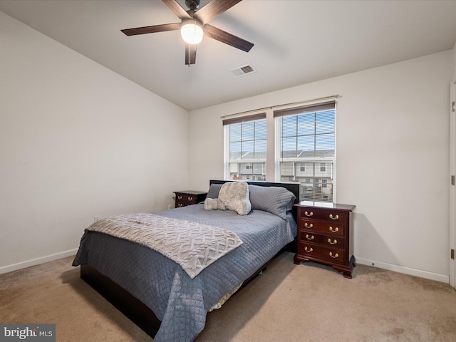 125 Monticello Sq, Winchester, VA 22602 - carpeted bedroom with visible vents, baseboards, and ceiling fan