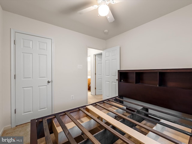 125 Monticello Sq, Winchester, VA 22602 - bedroom featuring light carpet and a ceiling fan