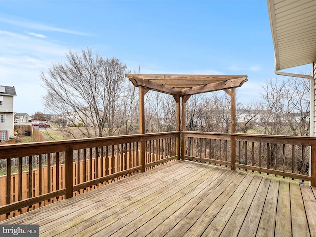 125 Monticello Sq, Winchester, VA 22602 - wooden deck featuring a pergola
