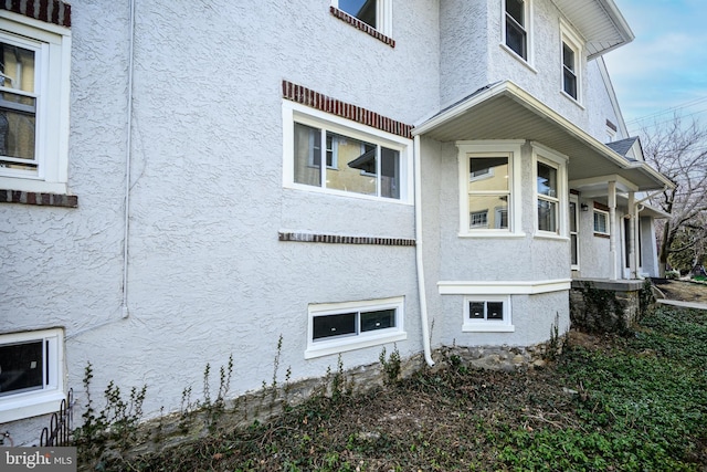 view of property exterior featuring stucco siding