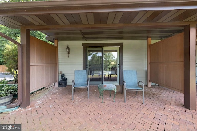 view of patio