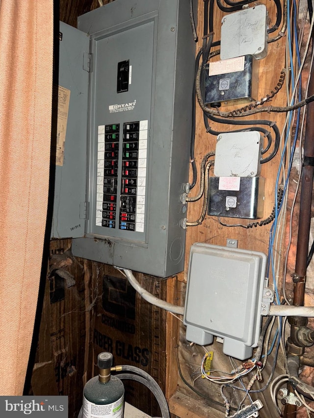 utility room featuring electric panel